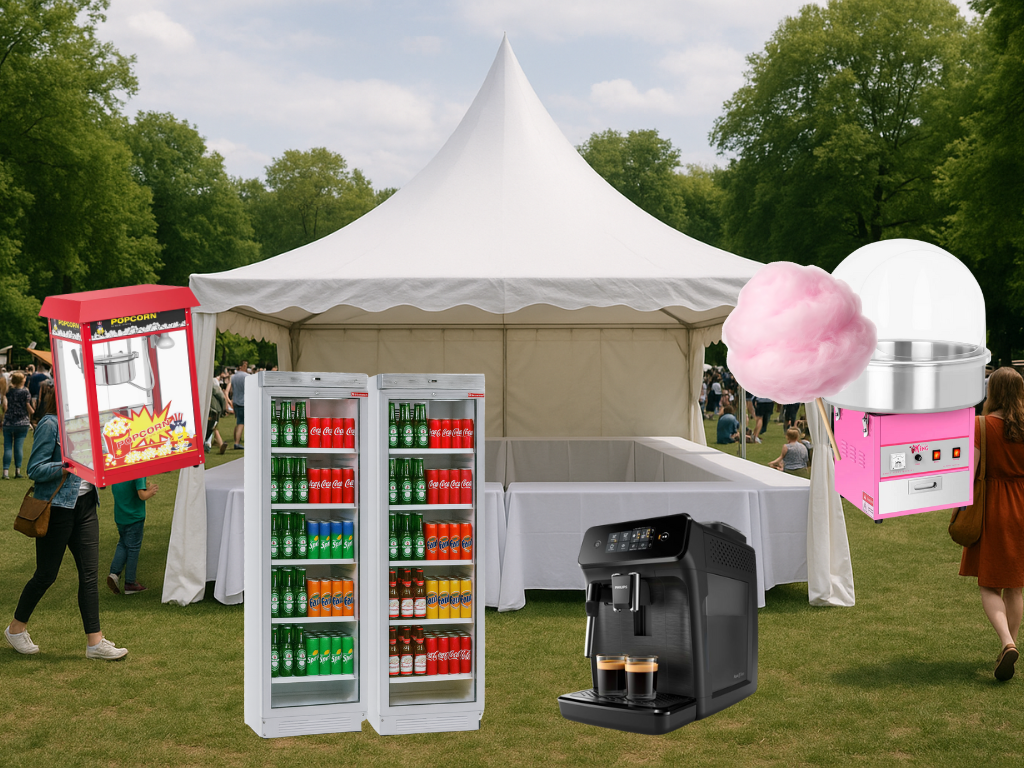 Vattacukor, popcorn, kávé és italok rendezvényre