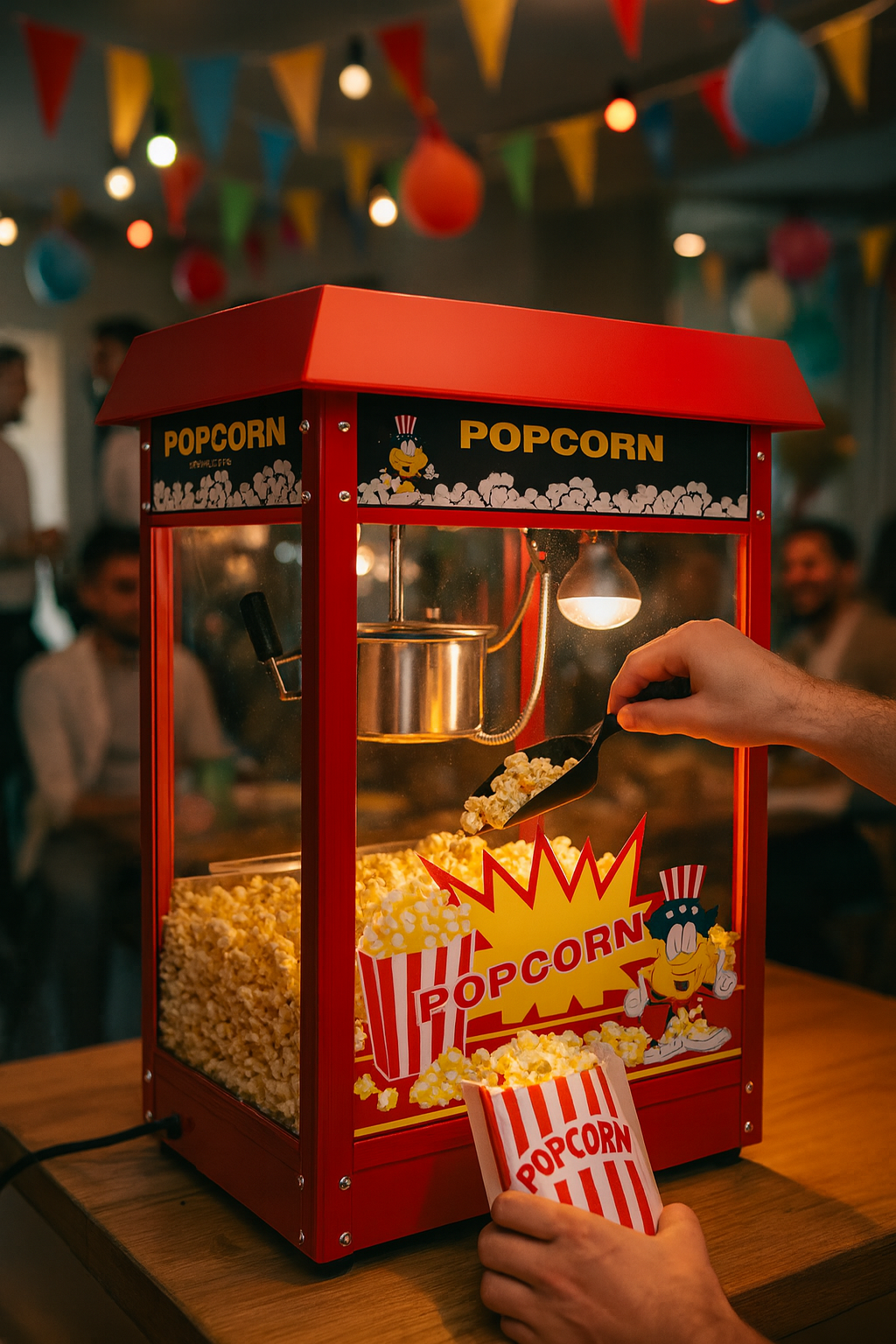 Popcorn esküvőre, cégespartira